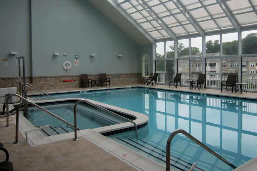 Fox Ridge Wharton, New Jersey Commercial Pool Design by Omega Pool Structures, Inc