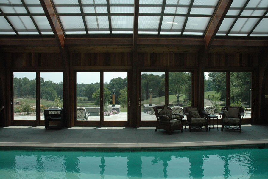 Indoor Pool Sparta, New Jersey Residential Pool Design by Omega Pool Structures, Inc