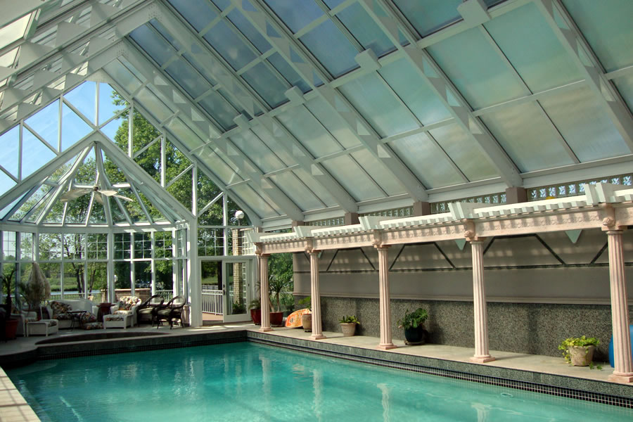 Indoor Pool and Spa Little Silver, New Jersey   Residential Pool Design by Omega Pool Structures, Inc